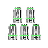 【正規品】イーリーフ GTL 交換用 コイル 5個入り For iSolo Air 2/ iStick i40/ iJust D20/ iStick T80/ iJust 3電子タバコ 付き物 ニコチンなしタバコなし (GTL 0.8ohm)