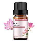 GREENSLEEVES ロータス エッセンシャルオイル 100％ ピュア精油 ナチュラル ディフューザー用 マッサージ用 アロマ テラピー 10ml