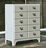 ダルトン 2カラムズ バイ 5ドロワーズ アイボリー（2 COLUMNS BY 5DRAWERS）