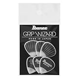 Ibanez(アイバニーズ) 滑り止め素材を使用したピック Grip Wizard Series Sand Grip Pick PA16HSG-WH WHITE