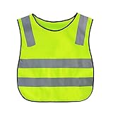 伸縮性ウエストバンド プリスクール制服でベスト/安全ベストを実行GOGOキッド反射 - ネオングリーン - CHILD