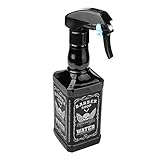 YOKINO 極細のミストを噴霧する スプレーボトル トリガータイプ 詰め替え容器 500ML (ブラック)