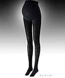 犬印　マタニティ　お腹あったか　ふわポカ　タイツ　冷え性　妊婦　妊娠　綿混　チェック柄　グレー　マタニティサイズM～L