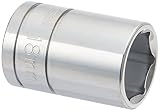 Williams 32518 1/2-Inch Drive 6 Point Shallow Socket, 18mm [並行輸入品]