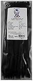 USA Strong Cable Ties. 11" Nylon Zip Cable Ties PLIABLE 50 LB Tensile. Great for Indoor & Outdoor us