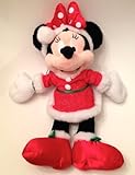 15" Walt Disney Land Christmas Minnie Mouse Santa Miss Claus Plush by Disney [並行輸入品]