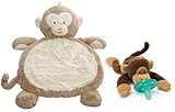 Bestever Monkey Baby Mat with WubbaNub Pacifier by Mary Meyer