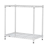 ルミナス オーダーラック ライトシリーズ 2段 ＋延長2本（+31cm） 幅69.5×奥行29.5×高さ94.5cm ナイロンキャスター仕様（ストッパー有） ST70300000060BBNW-2