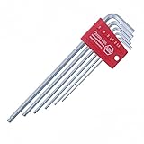 Wiha 66995 6-Piece Metric Ball End Long Hex L-Key Set [並行輸入品]
