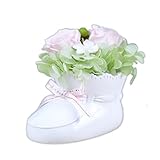 Lulu's プリザーブドフラワー ベビーシューズ サイズ幅4.5cm長さ8cm高さ8cm ホワイト Lulu's-0070