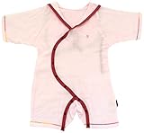 アンナニコラ 2重ガーゼ ベビーパジャマ 80cm ピンク I-970 A56 日本製