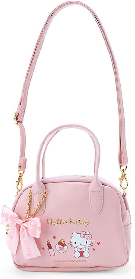 サンリオ(SANRIO) ハローキティ ショルダー付きミニボストンバッグ 幅19×奥行7×高さ14.5cm 合皮 547352
