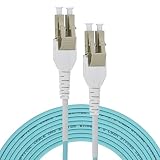 【LCYOUTH】OM3 マルチモード デュプレックス LC/LCコネクタ 10Gb 40Gb 光ファイバーケーブル 50/125μm 3.0mm (青(OM3), 10M)