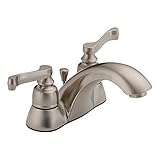Peerless Two Handle Centerset Lavatory Faucet - Brushed Nickel [並行輸入品]