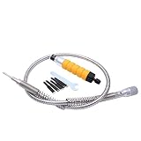 木工用ツール 電気彫刻チゼル 不銹鋼 フレックスシャフト5枚のブレード for Dremel 4000 3000に適合
