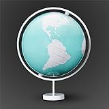 渡辺教具製作所 デザイン地球儀 コロナミニ ミント W-3604 スチール台 球径15cm 縮尺8,400万分の1