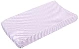 Sweet Potato Fiona Changing Pad Cover Micro Dot, Purple/White by Sweet Potatoes