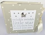 Mum To Be Present Baby Shower Gift Favour Mummy Unisex Keepsake-'Twinkle' Photo Album by Juliana