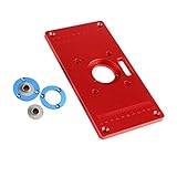 Baosity ルータープレート　ルーターテーブル　彫刻機　インサートプレート　木工ツール　235x120x10mm　　