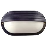 Sunlite 47208-SU DOD/EBH/BK/FR/MED Decorative Outdoor Eurostyle Oblong Hooded Polycarbonate Fixture,
