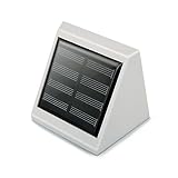 Uniquefire ソーラーモーションライトLEDソーラーウォールランタン屋外防水風景ランプライトセンサー/サウンドコントロールセンサーの庭の装飾ワイヤレスソーラーライト ブラック