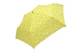 サンマルコ 折りたたみ傘 くまのがっこう ジャッキー手元 総柄 折ミニ イエロー 55cm