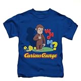 Curious George おさるのジョージ キッズＴシャツ "Who Me" ロイヤル・ブルー [並行輸入品]