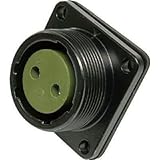 三和電気工業:SANWA 防水コネクタ SNW-16 2極 RSF フロントマウント用 SNW-1602-RSF 型式:SNW-1602-RSF