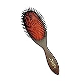 大阪ブラシ クッションブラシ シャトリクッションナイロン(大) ヘアブラシ ブラック (幅×奥行×高さ) :70mm×60mm×180mm