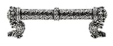 Carpe Diem Hardware 6321-9C Crowning Glory Queen Elizabeth O.C. Pull with Swarovski Crystals, 4-Inch