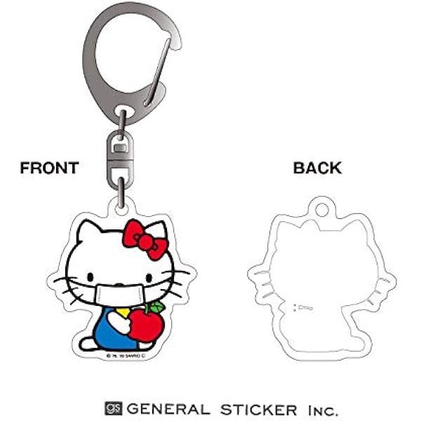 ハローキティ キャラクターキーホルダー サンリオ マスクシリーズ アクリルキーホルダー イラスト ライセンス商品 Lck049 Gsオリジナルデザイン 公式グッズ ホビー 通販 Amazon Co Jp