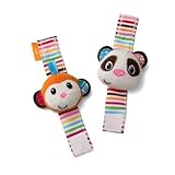 Infantino Wrist Rattles, Monkey and Panda by Infantino [並行輸入品]