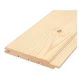 北欧スプルース 無垢羽目板 パネリング 本実目透かしV溝 無塗装 12x86x1830mm 20枚入 壁材 天井 腰壁