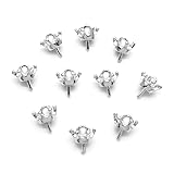 レジン 金具 ヒートンキャップ 王冠 10個入り (2.シルバー)