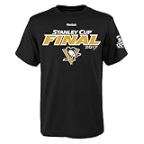 NHL Pittsburgh Penguins Boys – 公式カップタイプショートスリーブTシャツ、ブラック、S ( 8 )