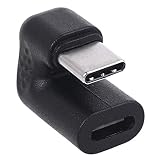 オーディオファン USB-C 180°変換アダプタ オス-メス USB2.0 USB Type-C U字 内側幅約 4mm スマホゲーミングアダプタ 充電 転送 対応