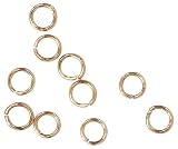 ソフィア アクセサリーパーツ ステンレス 丸カン 0.5×2mm 10個入 ピンクゴールド F-54-PG