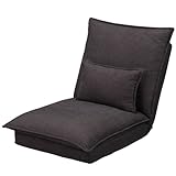 リクライニング ローソファ ラグザ 1人掛け ブラウン