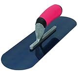 QLT By MARSHALLTOWN PT144BR 14-Inch by 4-Inch Blue Steel Pool Trowel with Resilient Handle [並行輸入品]