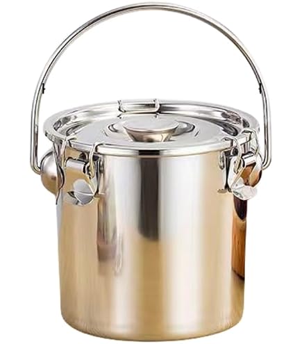 Amazon | 寸胴鍋 スープ鍋 業務用 ステンレス寸胴鍋 密閉容器 6L-30L