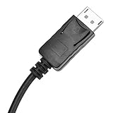 Merssavo DP - DPケーブル、HD DisplayPort - DisplayPortケーブルブラック