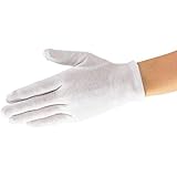 アトム 純綿スムス手袋　マチ無し　Ｓ　１２双入×１０