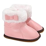 LSERVERベビー靴 乳児靴 女児 フォーマル靴 可愛い　モフモフキュート　蝶結び　柔らかい 歩行練習 履き心地いい 女の子　子供靴 ふわふわ あったか 結婚式誕生日 ファーストシューズ 記念日 出