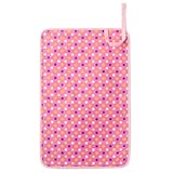 赤ちゃんにやさしい安心おむつ替えマット（日本製）　カラフルキュートな大粒ドット（ピンク）　B0801400　日本製