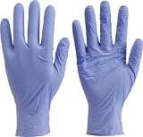 [T-8191765]ＴＲＵＳＣＯ　ニトリル製使い捨て極薄手袋　粉無し　Ｍ　バイオレット（２００枚入） TGL442M
