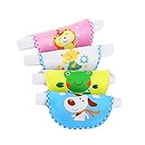 4PCSコットンベビー汗吸収タオル4つの層の汗のウィッキングパッドビブス19 * 37CM - A01