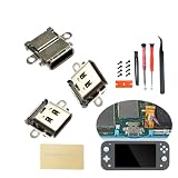 MFLDSFLHM Switch Lite DC電源充電ポートコネクタ用 交換部品 Nintendo Switch NS Lite HDH-001用 2個セット
