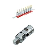 SK11 ヘックスビットソケットセット 3~12mm 差込角 9.5mm (3/8インチ) SHS308BH ユニバーサルジョイントセット