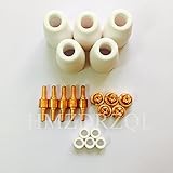 プラズマ切断機 消耗品 セラミックカップ チップ カラー ノズル 5個 セット CUT40 50