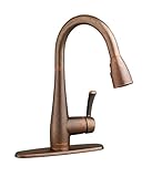 American Standard 4433.300.224 Quince High-Arc Pull-Down Single Lever Handle Kitchen Faucet, Oil Rub